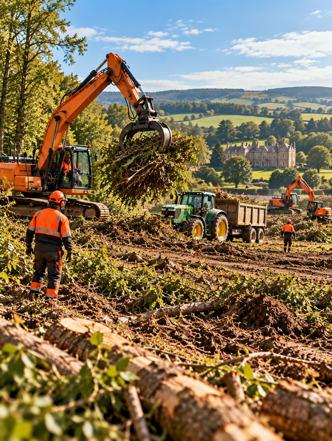 Estate Forestry Clearing Operation