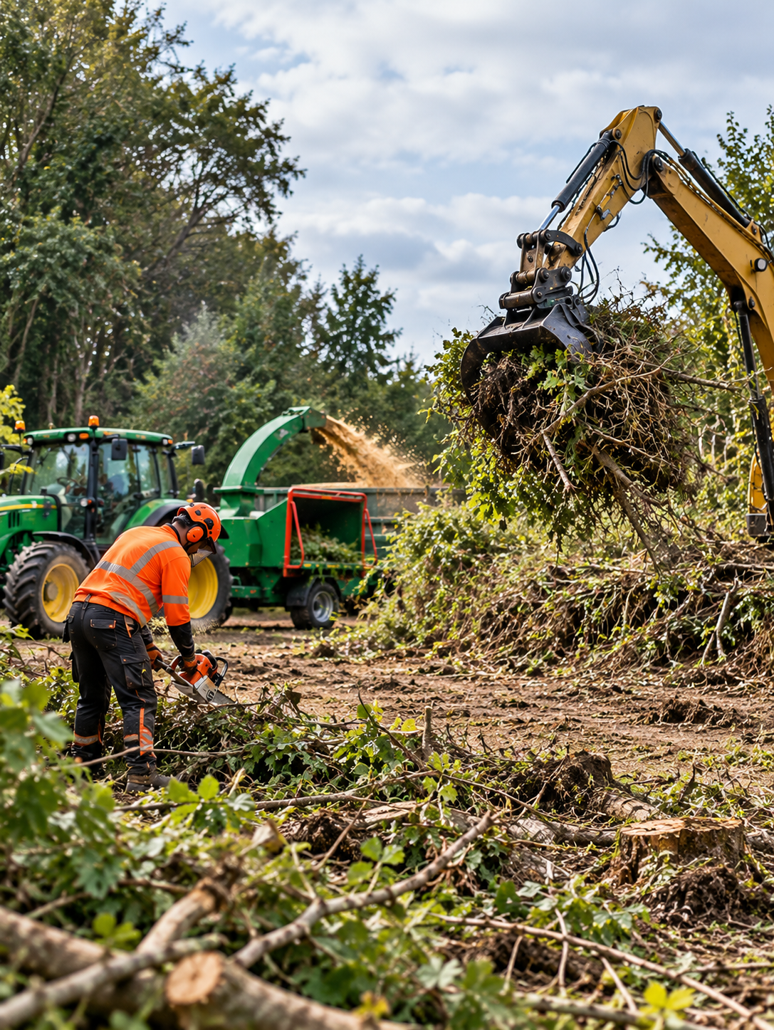 Rural Woodland Clearance in Action